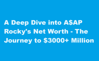 asap rocky net worth