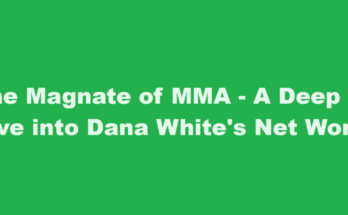 dana white net worth