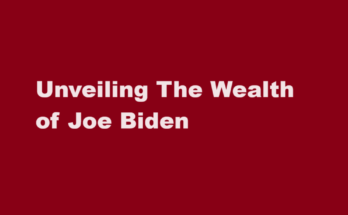 joe biden net worth