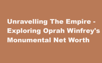 oprah winfrey net worth