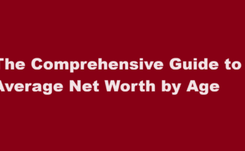 average net worth by age