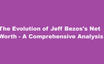 bezos net worth