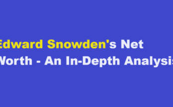 edward snowden net worth