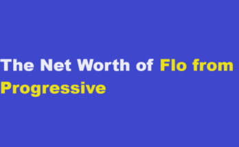 flo from progressive net worth