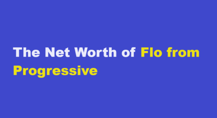 flo from progressive net worth