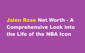 jalen rose net worth