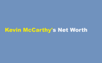 kevin mccarthy net worth