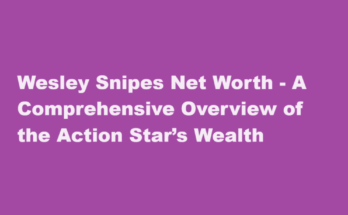 wesley snipes net worth