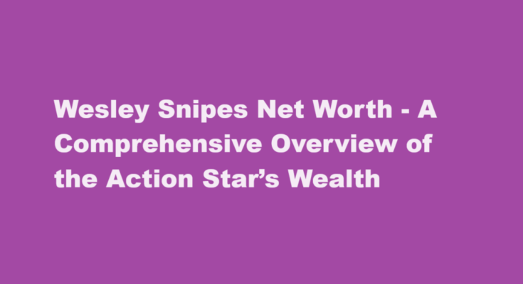 wesley snipes net worth