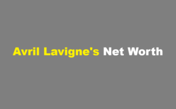 avril lavigne net worth