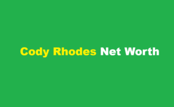 cody rhodes net worth