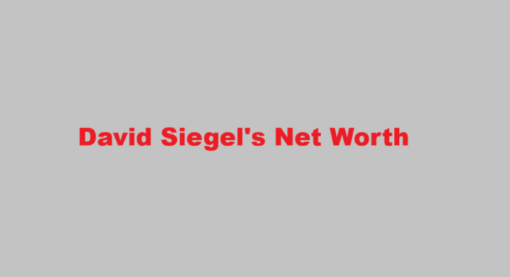 david siegel net worth