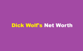 dick wolf net worth