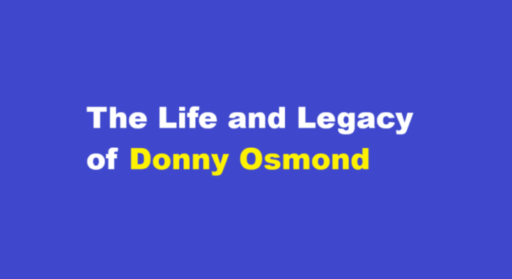 donny osmond net worth