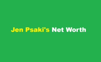 jen psaki net worth