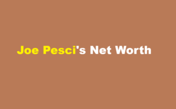 joe pesci net worth