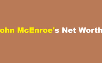 john mcenroe net worth