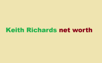 keith richards net worth