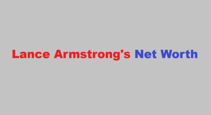 lance armstrong net worth