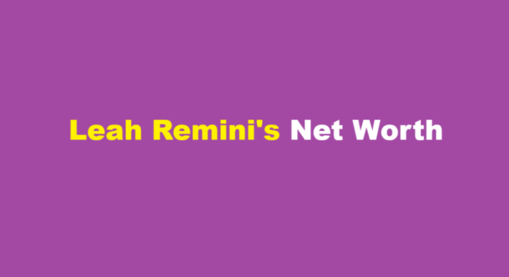 leah remini net worth