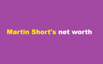 martin short net worth