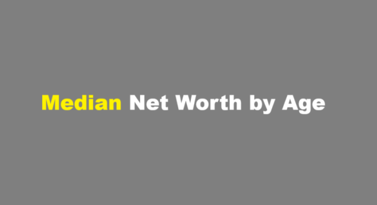 median net worth by age