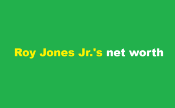 roy jones jr net worth