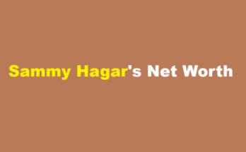 sammy hagar net worth