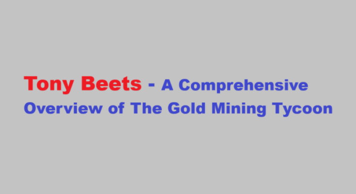 tony beets net worth