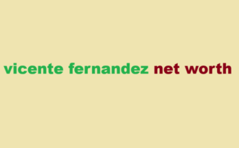 vicente fernandez net worth