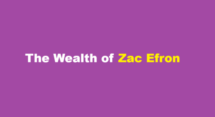 zac efron net worth